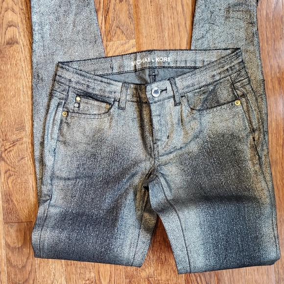 MICHAEL KORS METALLIC WASH JEANS - Picture 8 of 9